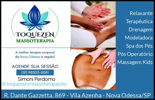 Toquezen massoterapia