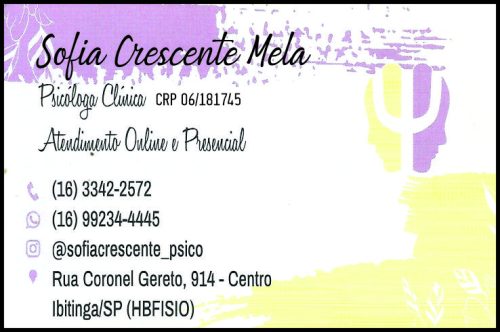 SOFIA CRESCENTE MLA