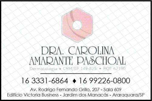 Dra Carolina Amarante Paschoal