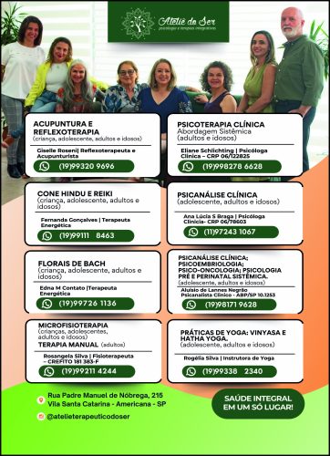 Banner da empresa Atelier do Ser