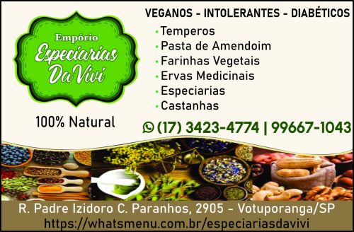 Especiarias da Vivi